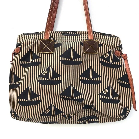 DOONEY & BOURKE sailboat canvas shoulder bag - Picture 3 of 9